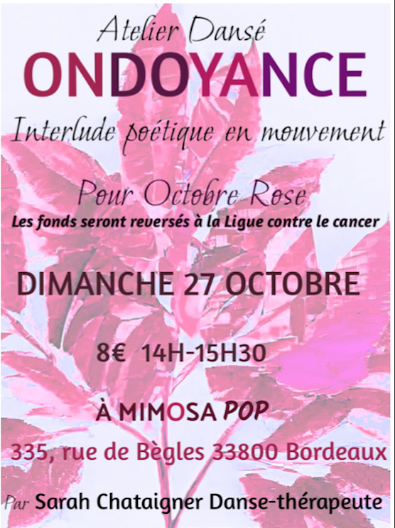 Ondoyances pour Octobre Rose 