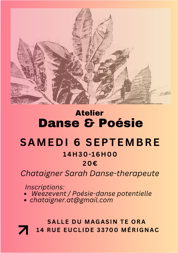 Atelier Poésie-Danse Potentielle